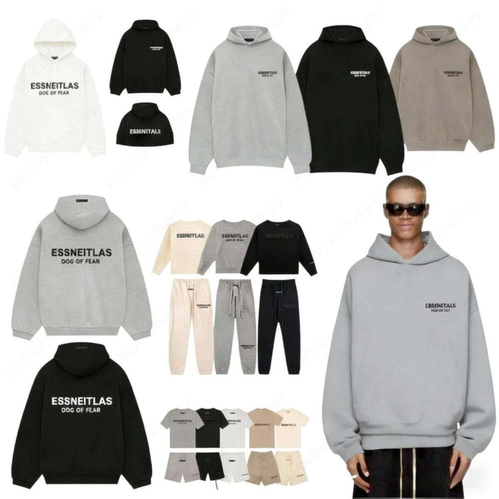 2026 Style Casual Print Letter Sweatshirt Men Women Designer Tracksuit Clothes Hip Hop Y2k Streetwear Jumpers Hoody Essentials Essintals Essentailss Hoodie 8E0