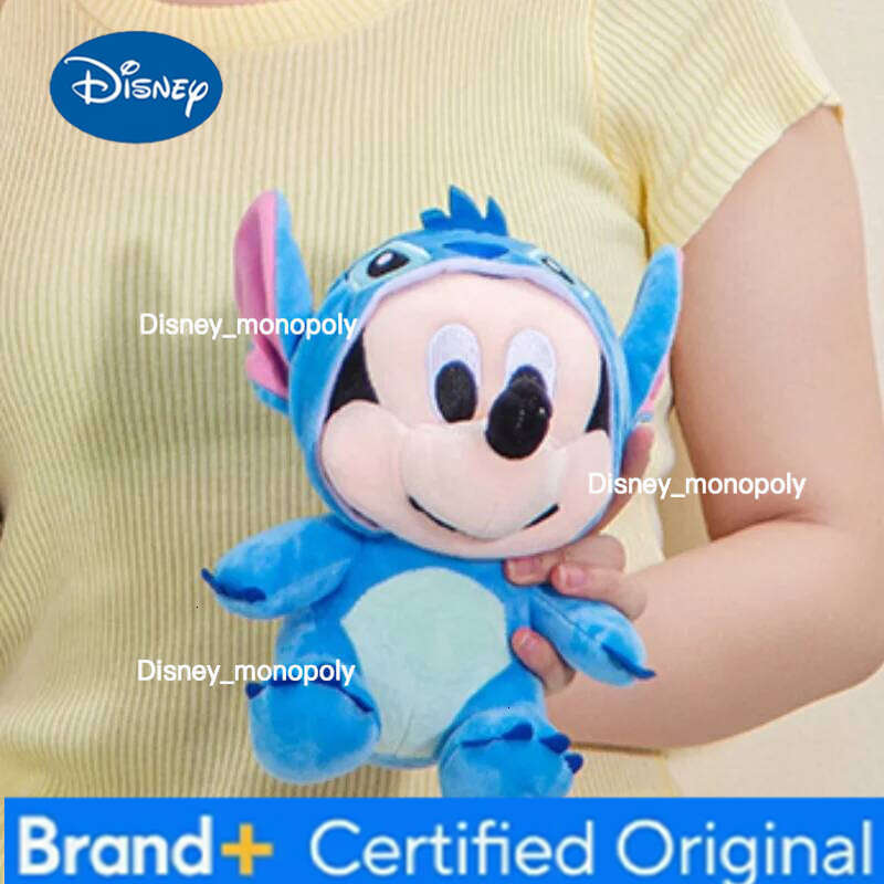 Disney 25cm Mickey Mouse Minnie Daisy Plush Toy Stuffed Doll Kawaii Home Decor Girls Toys Birthday Christmas Gifts For Kid H260126