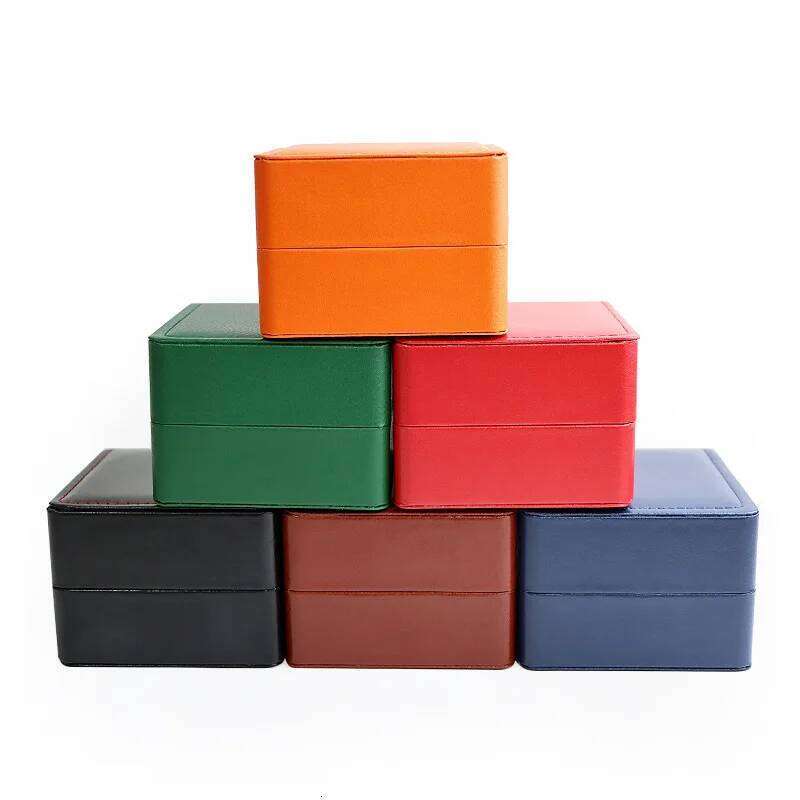 Storage Box PU Single Display Case Wristwatch Holder Travel Jewelry Watch Organizer For Men Gift