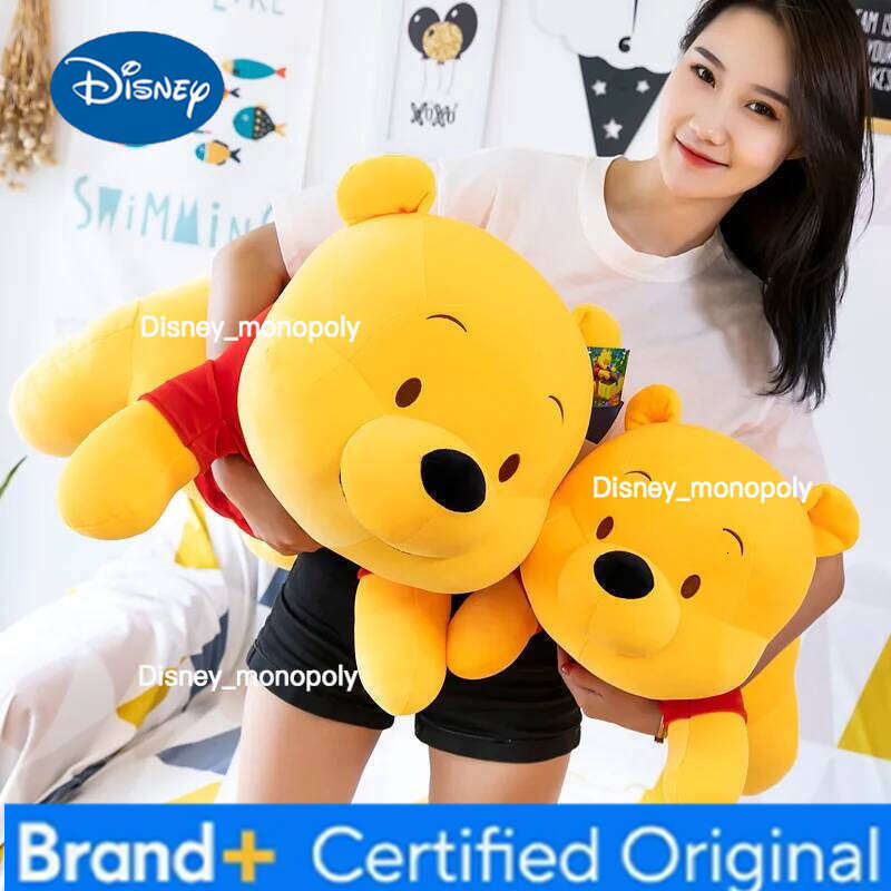 Disney 45cm Cute Winnie The Pooh Plushies Dolls Kawaii Anime Figure Cartoon Plush Toys Girls Birthday Gift for Kids H260126