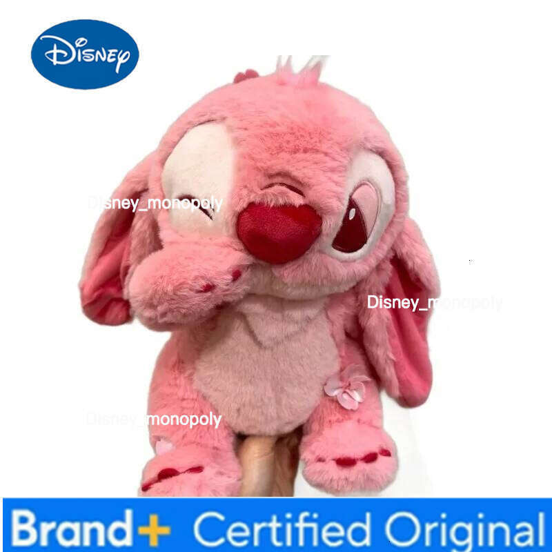Disney Cartoon Pink Stitch Plush Toy Doll Sakura Story Series Gift For Girlfriend Soft Stuffed Animal Collectible Toys H260126