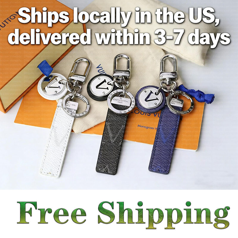 Designer Keychain Key Chain Holder Keyring Keychains Leather Designers Perfect Gift Idea Alloy Pendant Accessories Car Key Ring