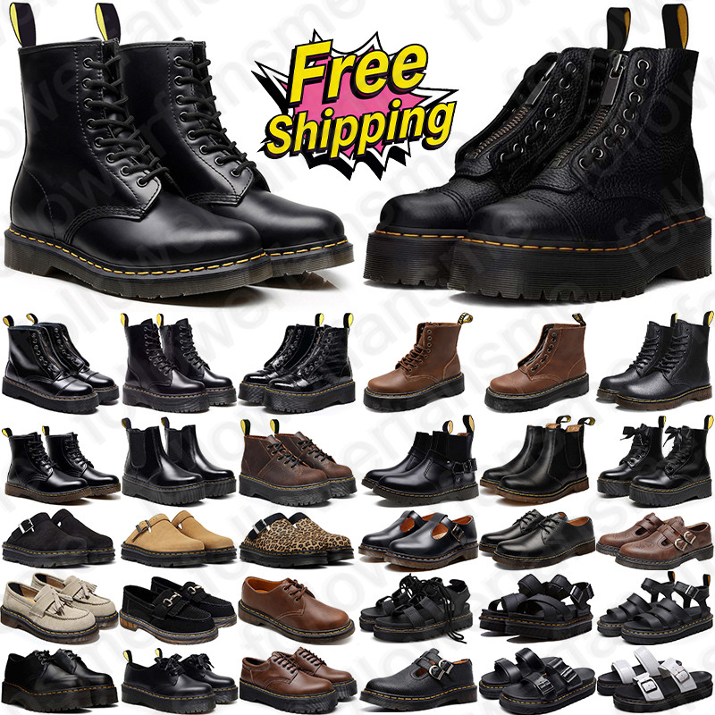 Free Shipping Designer doces drs dr martine boots martans martenshoes booties Shoes for mens womens winter bottes heel botte black sneakers luxury