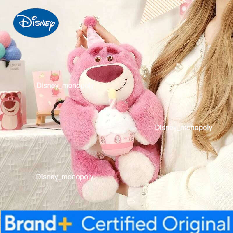 Disney Pixar Lotso Music Plush Toy Fill Doll Super Soft Cute Children'S Home Decoration Pillow Girl'S Birthday Gift H260126