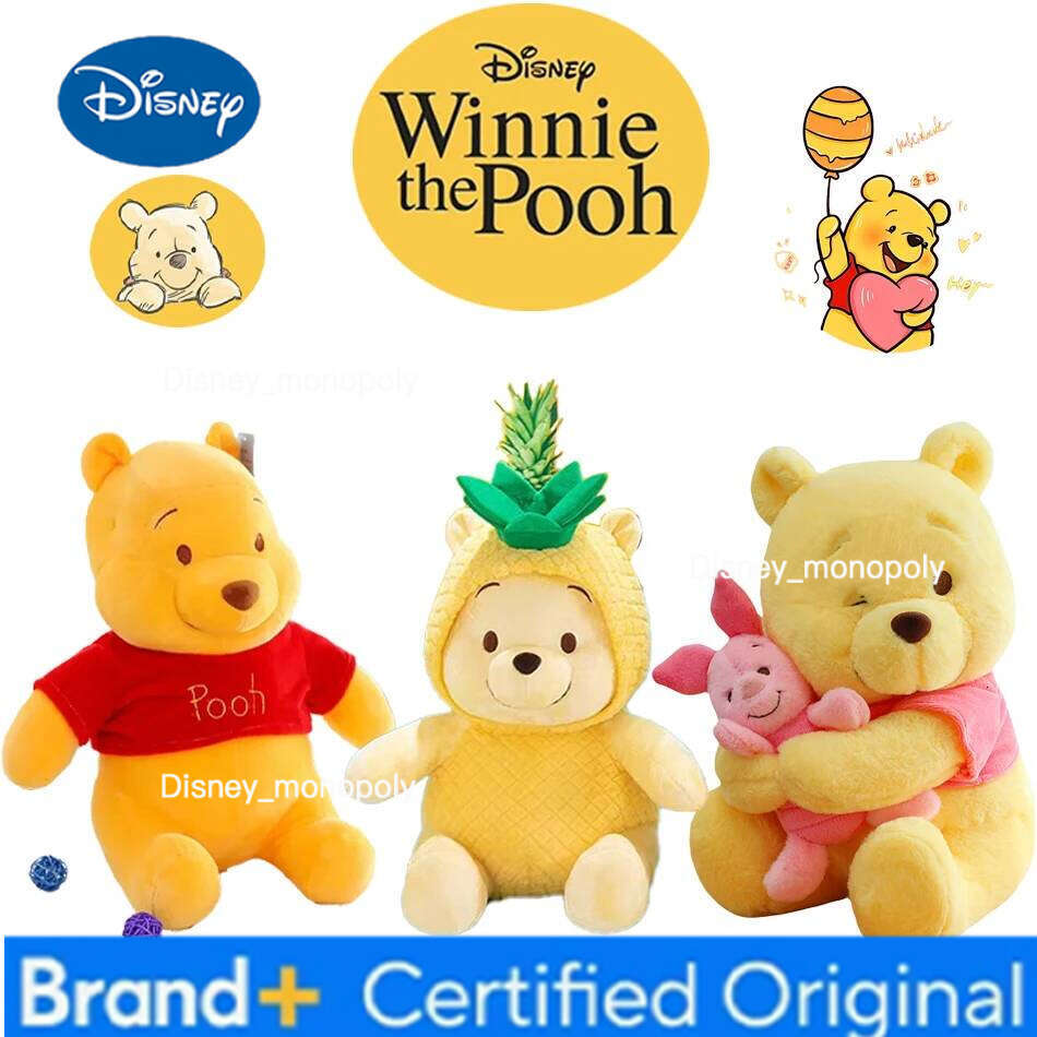 Disney HOTSALE 35cm Winnie the Pooh Plush Toy Cute Little Bear Vivi Doll Friend Birthday Gift Chrismas gift H260126111