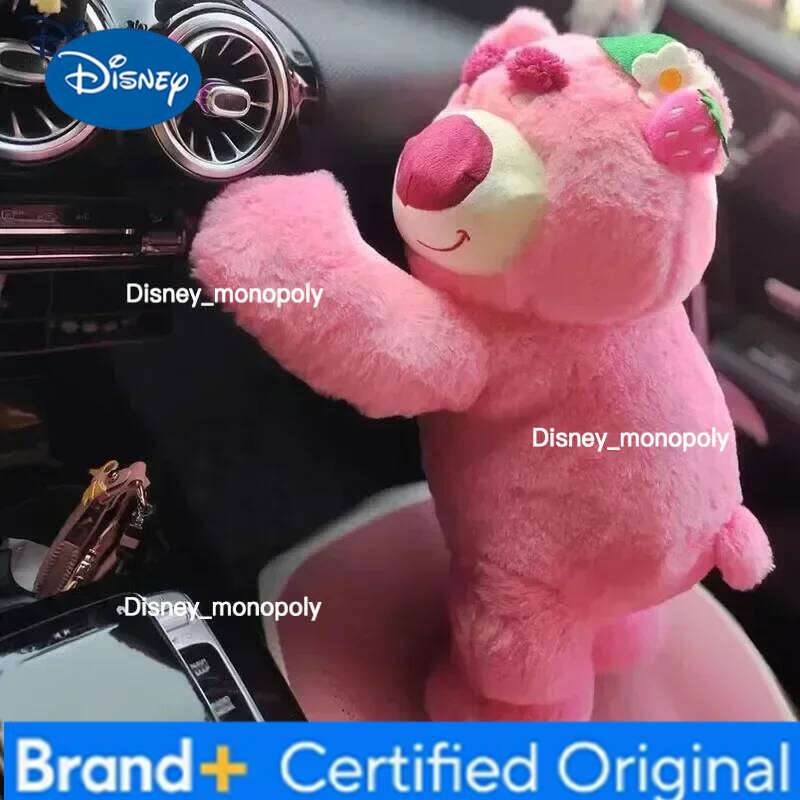 Disney Toy Story Lotso Cute Bear Strawberry Sofa Plush Pillow Stuffed Toys Children Girls Friends Festivals Birthday Gift 90cm H260126