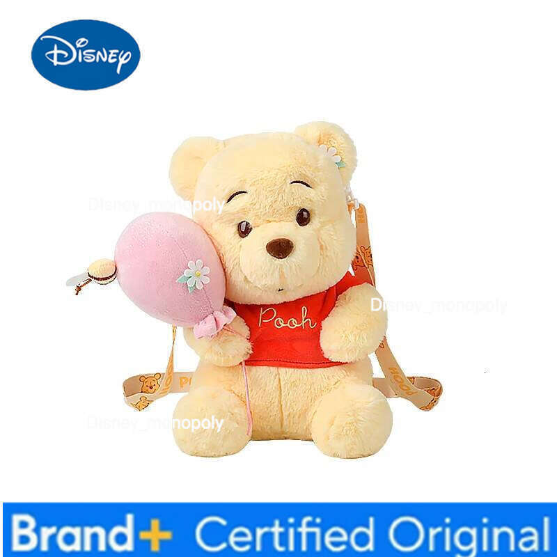 Disney Winnie the Pooh piglet Plush Anime Cartoon & Cute Doll keyring Children's Toy Backpack Pendant Birthday Present H260126