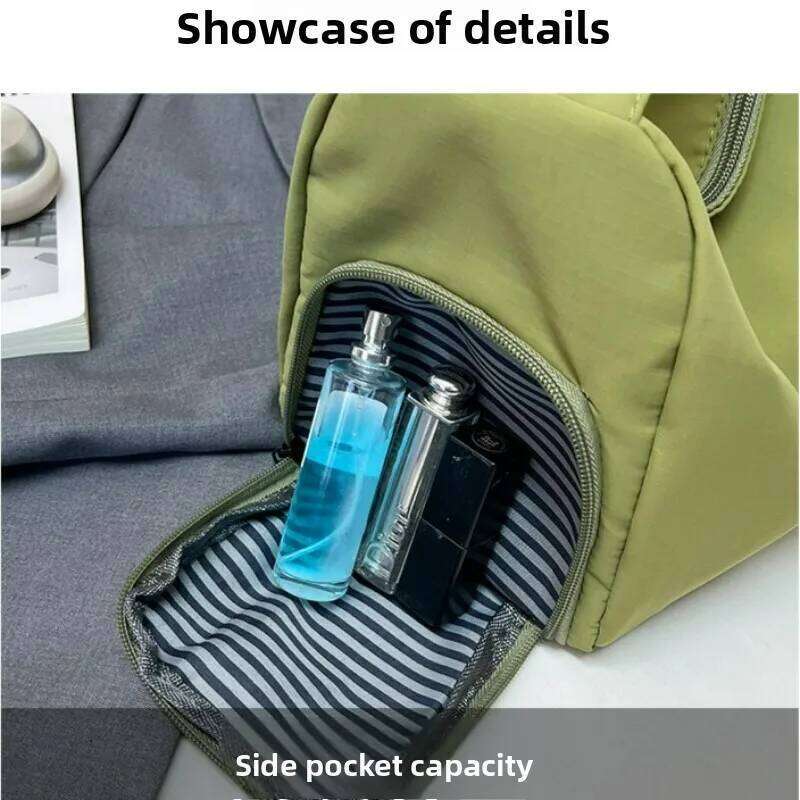 Trendy Lightweight Nylon Crossbody Comfortable and Versatile Texture Shoulder Multifunctional Storage Bag for Women XJ260125