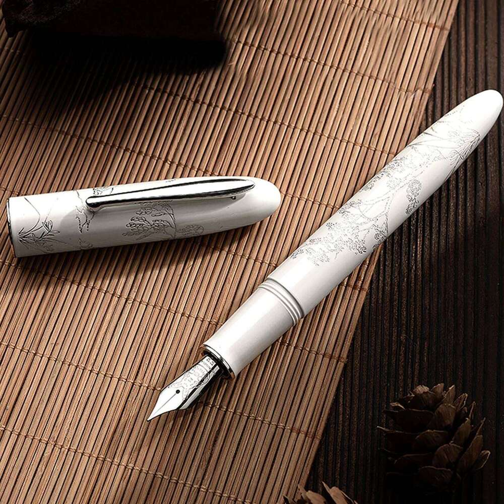 Hongdian N23 Fountain Pen Rabbit Year Limited High-End Students Business Office Writing supplies Gold Carving student gift pens 26Y0126