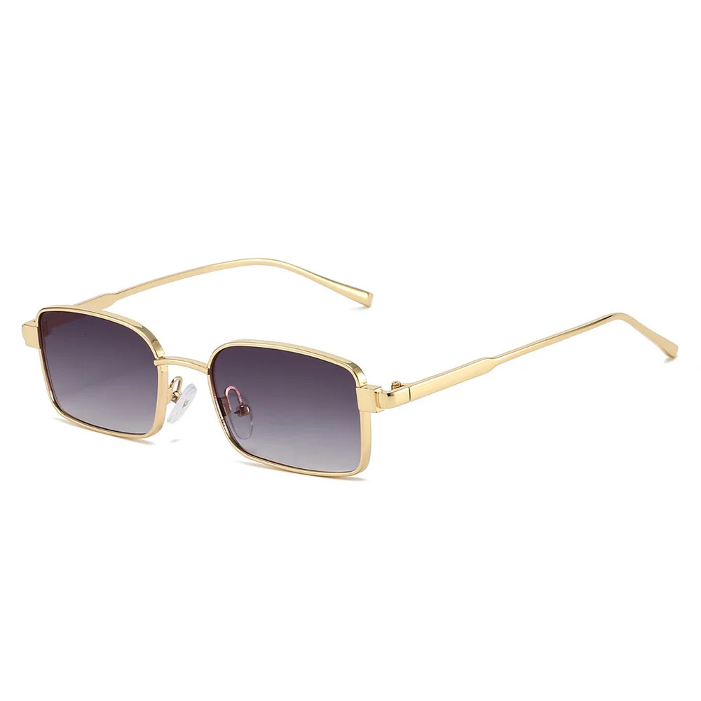 Simplify Rectangle Sunglasses Men Women Y2K Alloy Uv400 Casual Ins Fashion Sun Glasses 260126