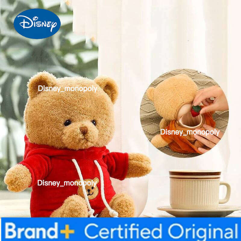 Disney 30/40cm Plush Hidden Safes Storage Safe Compartment Sight Secret Stash Box Creative Gift for Money Jewelry Kids Doll Bear H260126