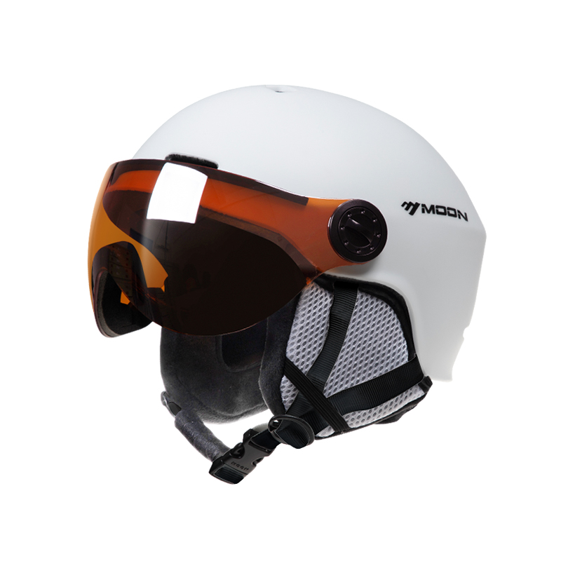 Professional Dual Sport Ski Helmet with Detachable Goggles Breathable Design Unisex Winter Safety Snow Helmet - view 6