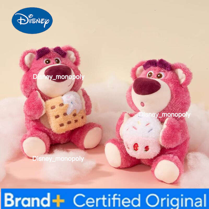 Disney Story Kawaii Lotso Plush Toy Cartoon & Cute Keychain Home Decoration Children's Gifts Backpack Pendant H260126