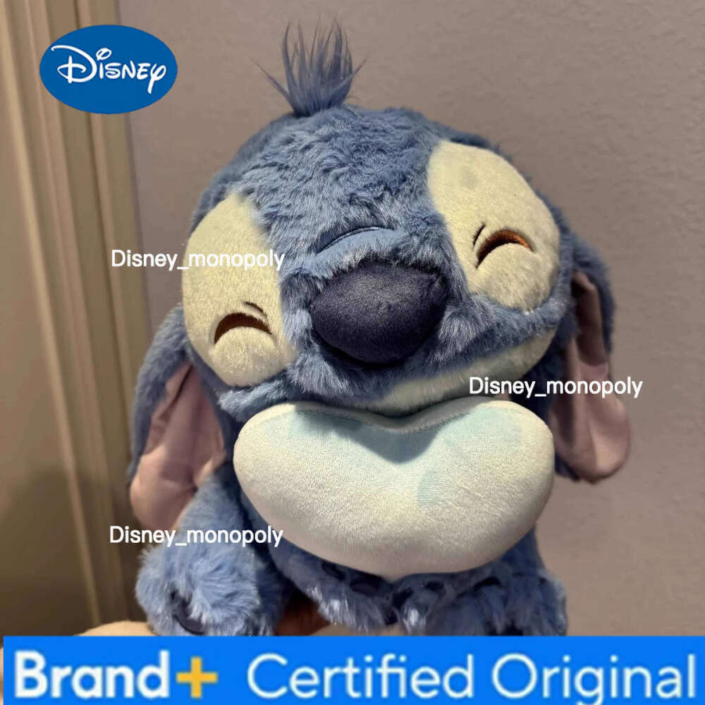 Disney 25-40CM Lilo Doll Cute Duck Stitch Plush Toy Anime Soft Stuffed Kawaii Children's Birthday Gift H260126