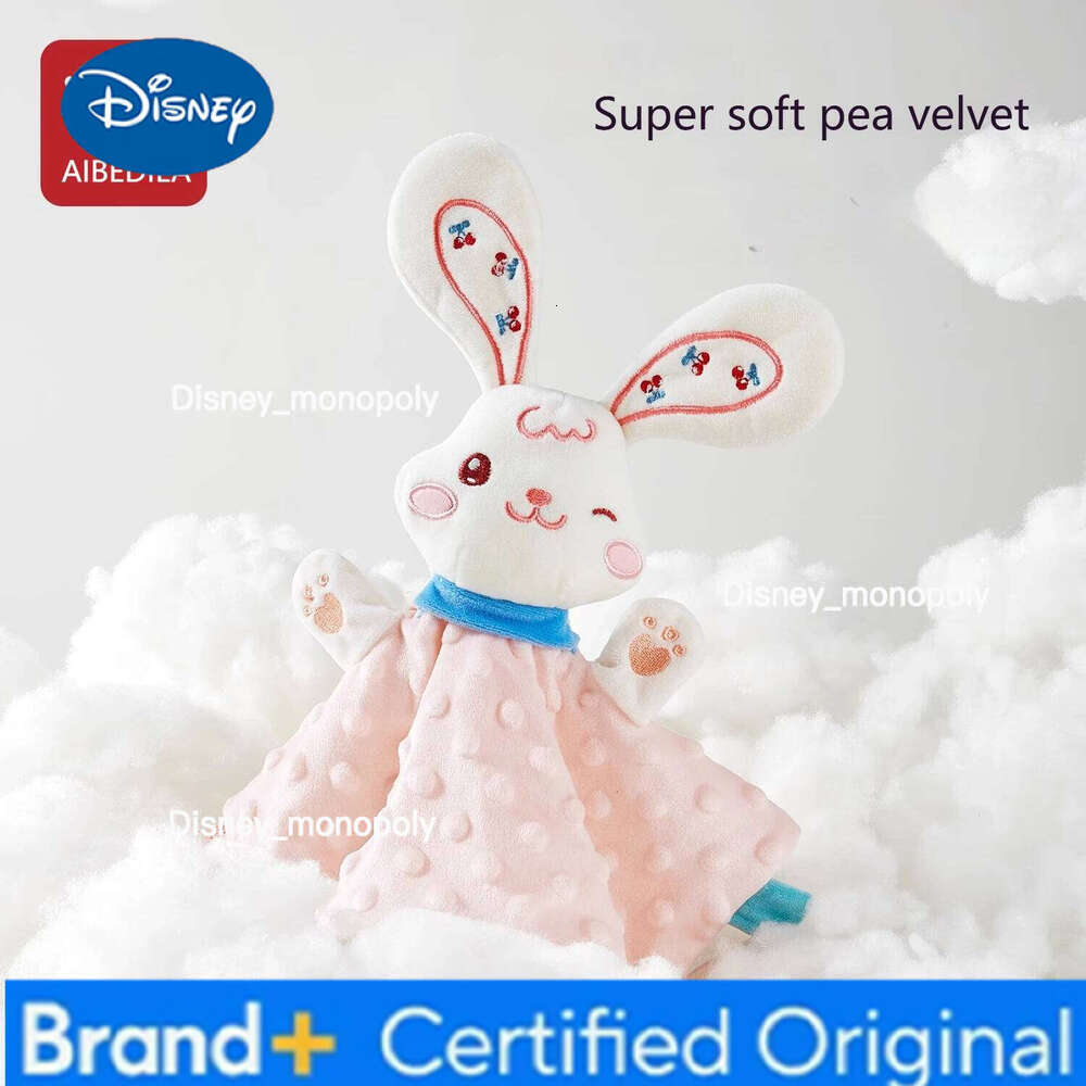 Disney Baby Cotton Muslin Comforter Blanket Soft Newborn Sleeping Dolls Kids Fashion Sleep Toy Soothe Appease Bean Velvet Towel Bibs H260126