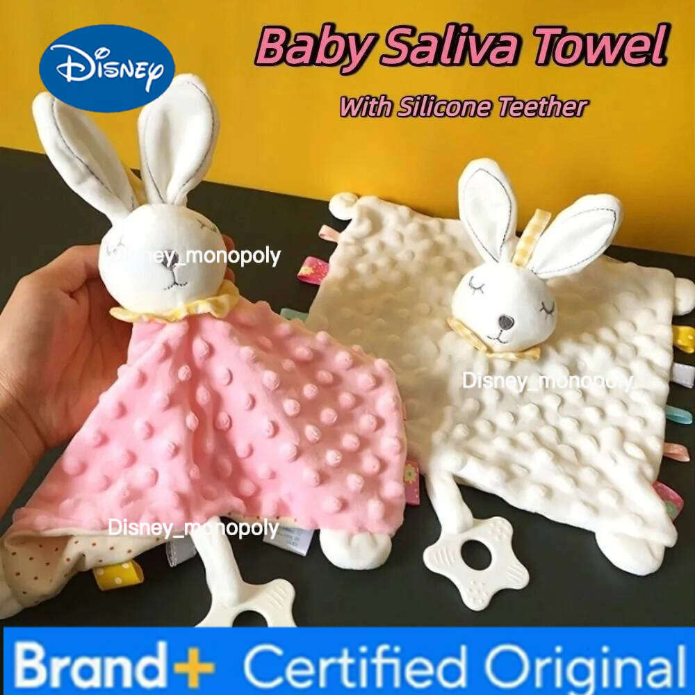 Disney Comforter Baby Security Snuggle Toy Stuffed Animal Newborn Saliva Soft Adorable Soothing Doll Towel Nursery H260126