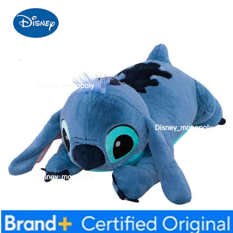 Disney 100cm Big Size Stitch Cartoon Anime Plush Stuffed Doll Room Plushies Pillow Cute Ornaments Children's Holiday Gifts H260126