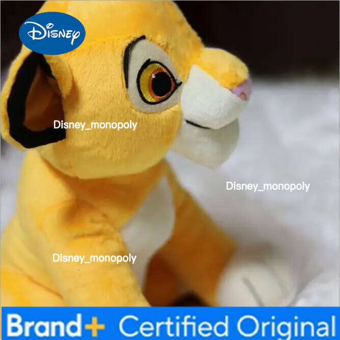 Disney New Hot sale Cartoon 30cm Plush Toy The Lion King 11.8'' Young Simba Soft Cute Doll Boys Girls Birthday Gift H260126
