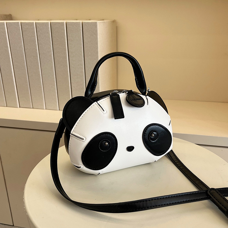 Childlike Cute Panda Style Crossbody New Large Capacity Children's Shoulder Cartoon Internet Celebrity Hot Bag