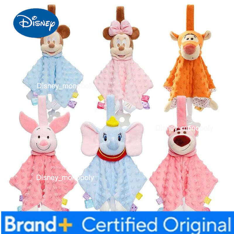 Disney Original Official Lots-o '- Huggin' Bear Judy Stich Soothing Towel Friendly Material Sleep Plush Doll Baby Birthday Gift H260126