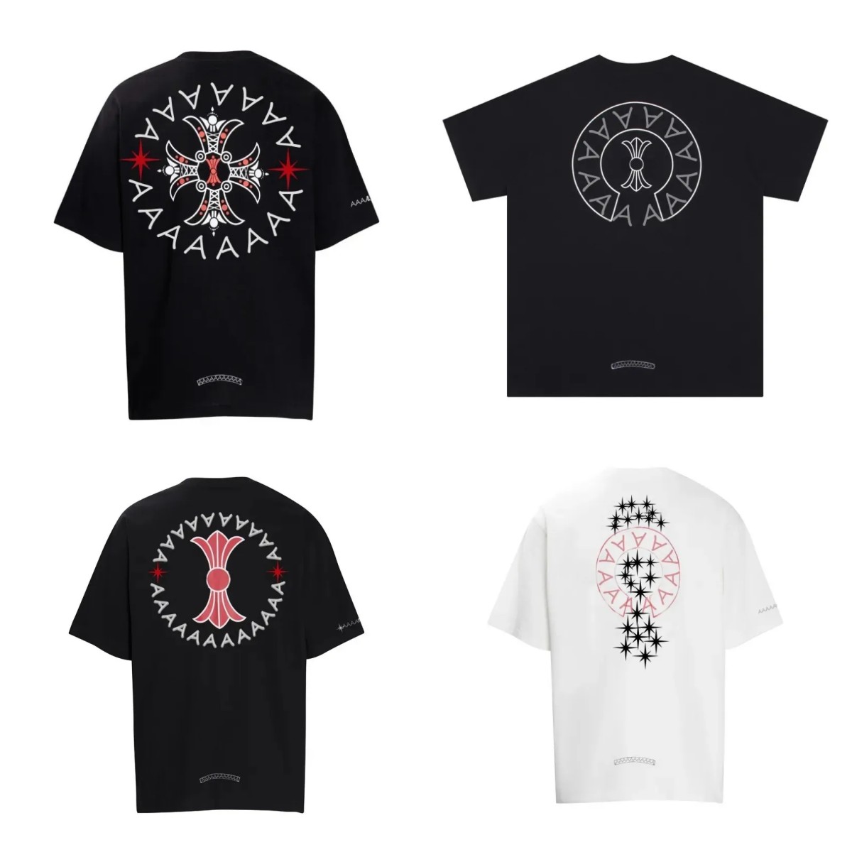 Men's Designer T Shirt Pure Cotton Short-Sleeved Featuring Letter Pattern Printing High Street Vintage Hip-Hop Style Unisex Designer T Shirts T