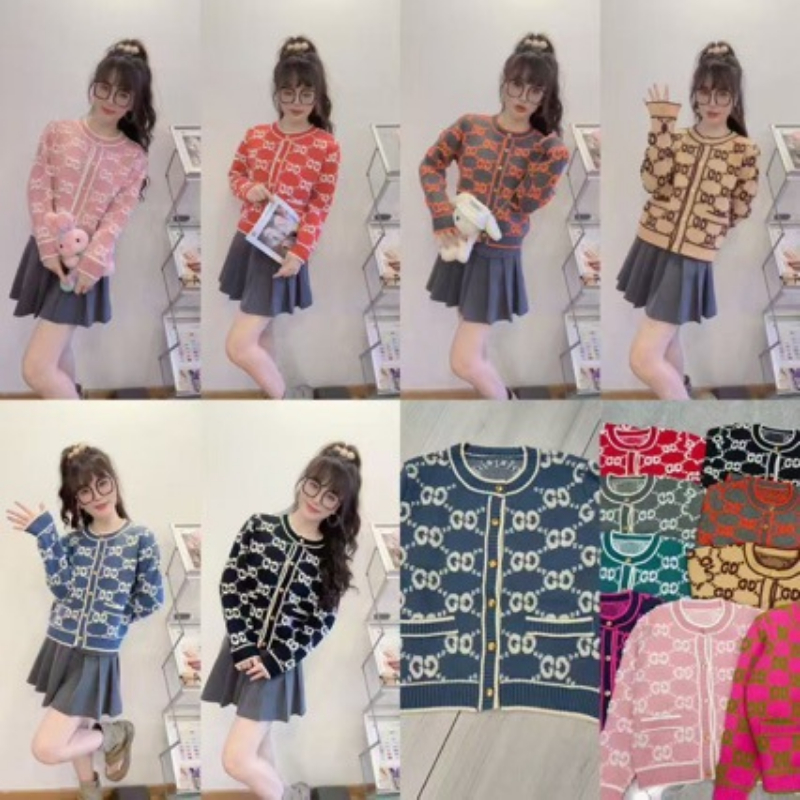 Cardigan Sweater Casual Knitwear Women Brand Designer Leisure And Fashionable Style Women's Sweaters