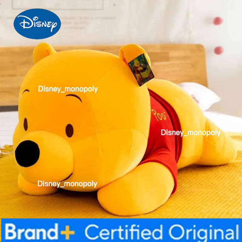 Disney The Plush Doll Prone Posture Winnie Pooh Bear Soft Stuffed Toy Cartoon Pillow Kids Xmas Birthday Gifts H260126
