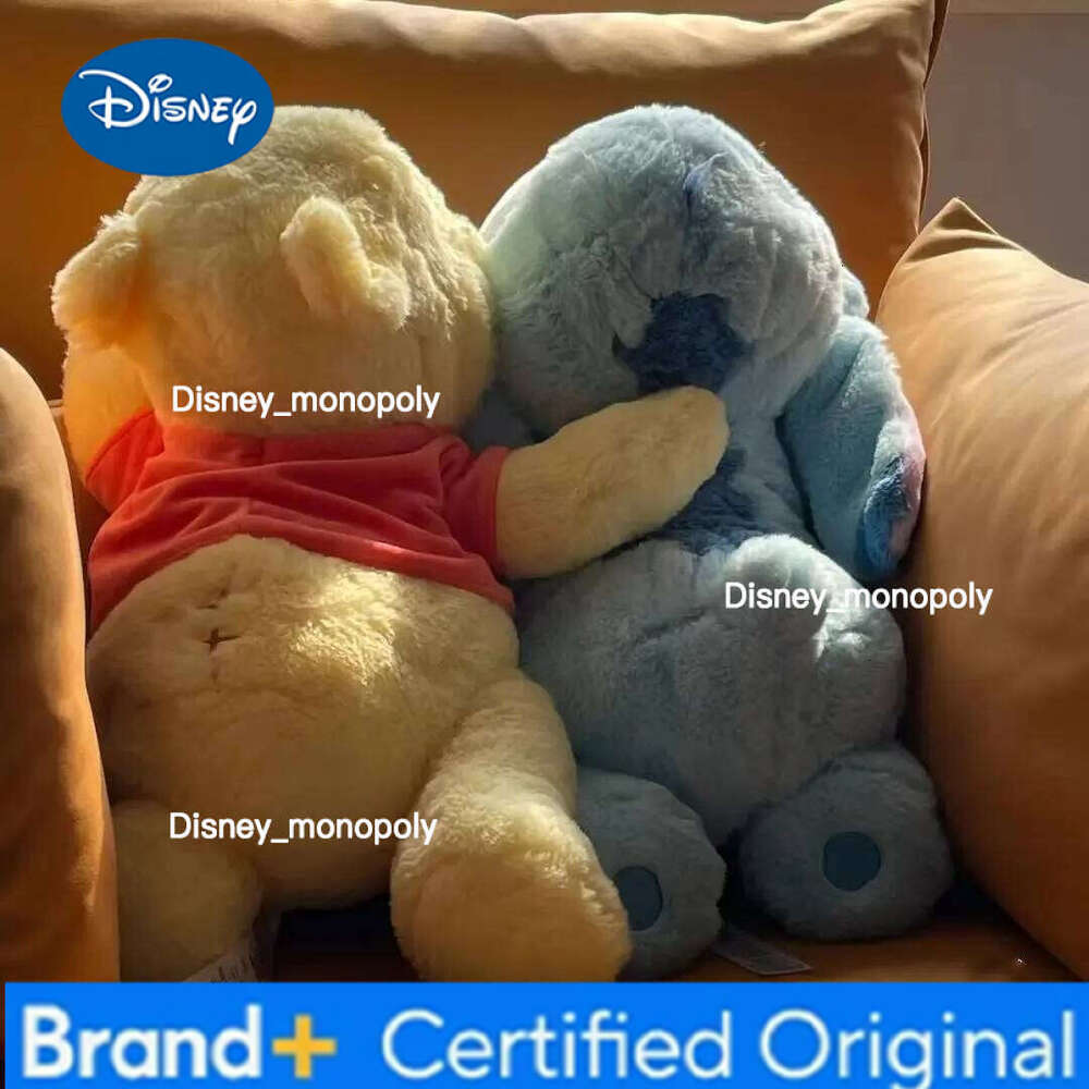 Disney Kawaii Stitch Winnie Plush Toy Doll Cartoon Cute Edward Pooh Mr Sanders Anime Figure Pillow Peluches Birthday Gift H260126