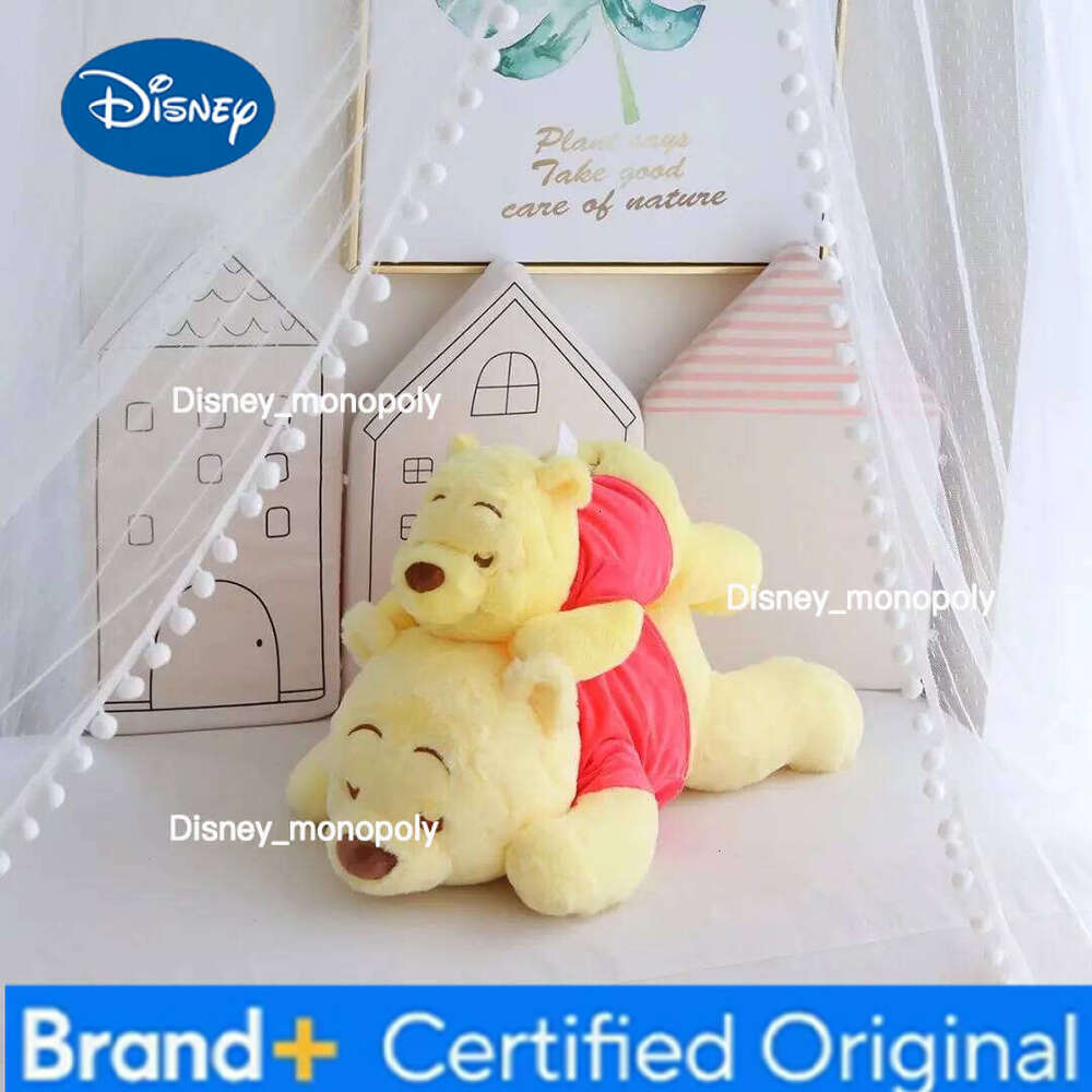 Disney Winnie the Pooh Plush Kawaii Bear Tissue Box Lovely Car Decor Stuffed Doll Animal Sofa Cushion Bedside Pillow Gift for Girl H260126
