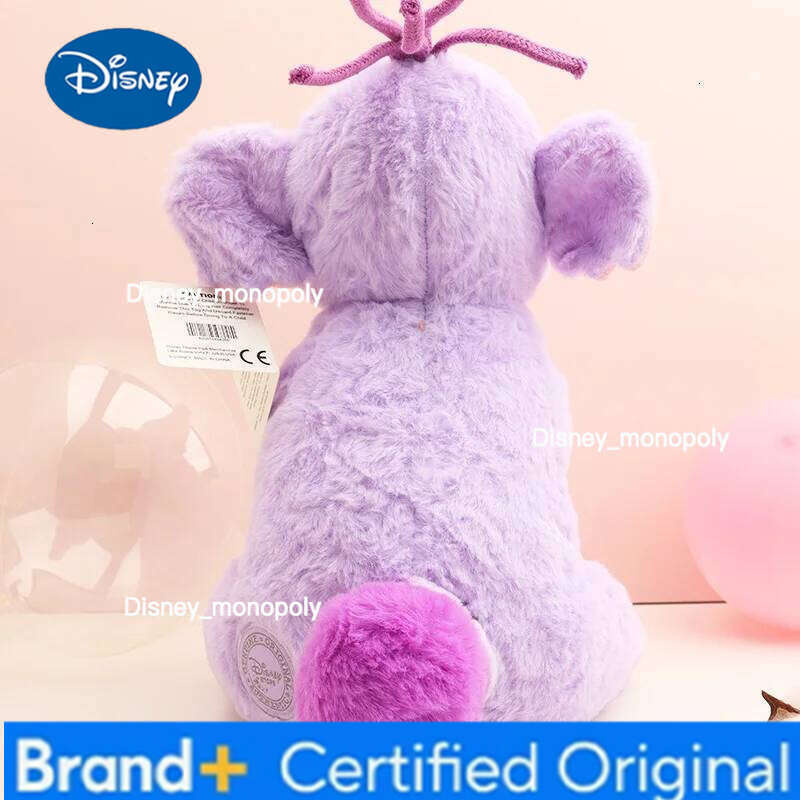 Disney 25cm Lumpy Elephant Pooh'S Heffalump Plush Soft Toys Purple Dolls Movie Stuffed Animals Christmas Gift For Girls Kids H260126
