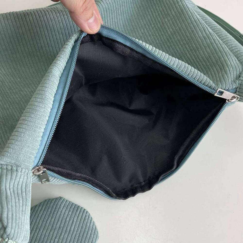 Autumn And Winter New Corduroy Students Fashion Casual Large Capacity High Quality Girls Shoulder Crossbody Bag XJ260125