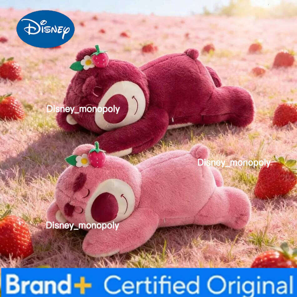 Disney ** Toy Story Lotso Cute Bear Strawberry Sofa Plush Pillow Stuffed Toys Children Girls Friends Festivals Birthday Gift H2601261