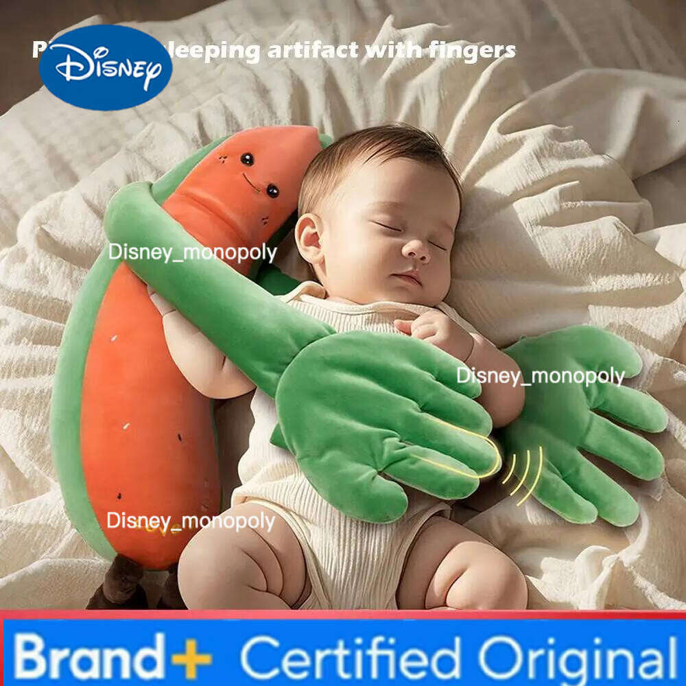 Disney Baby Soothing Palm Pillow with Heartbeat Sound - Anti-Startle Sleep Aid Toy that Simulates Hugging & Back Patting H260126