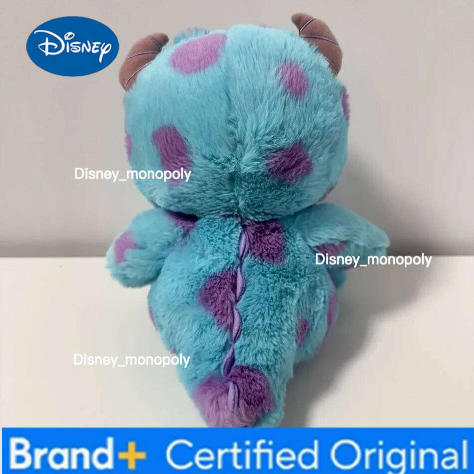 Disney Monster Blue Fury Plush Doll Breath Child Soothes Kawaii Toy Anime Baby Music Light Sleep Toys Kid Gifts Home Decoration H260126