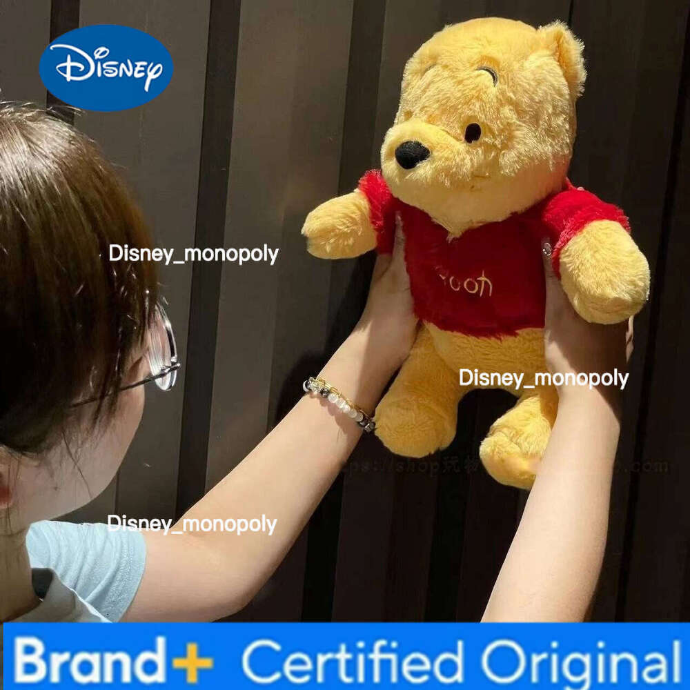 Disney 30/50cm High Quality Pooh Plush Toy Cartoon Soft Bear Plushies Stuffed Animal Huggable Pillow Sofa Bed Home Decor Gift Girl H2601261
