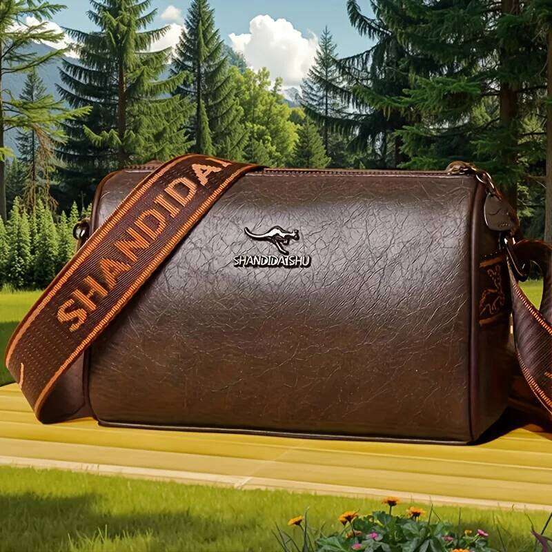 Solid Color Pu Leather Shoulder Messenger Bag, Fashion Versatile Large Capacity Pillow Tote CrossBody Bags for Woman Daily Use XJ260125