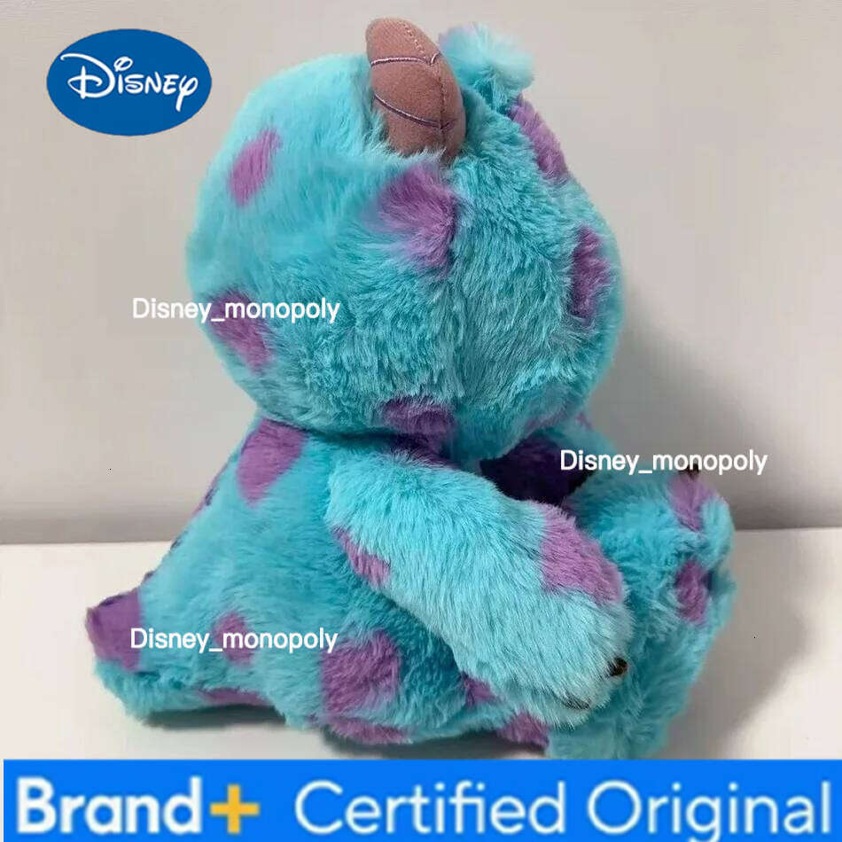 Disney Monster Blue Fury Plush Doll Breath Child Soothes Kawaii Toy Anime Baby Music Light Sleep Toys Kid Gifts Home Decoration H260126