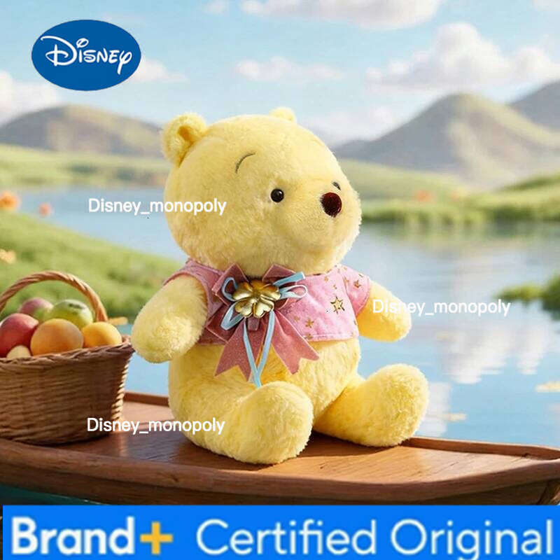 Disney 32-85cm Winnie The Pooh Plush Toys Kawaii Large Cartoon Plushie Anime Birthday Pillow Doll Stuffed Gift for Kids Xmas H260126