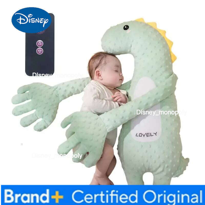 Disney Soothing Automatic Palm Patting Stuffed Animal Sleep Soothers Adjustable Speed Remote Control Sleeping Buddy for Baby H260126