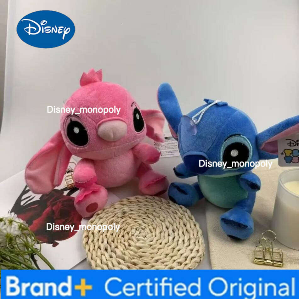 Disney Hot Stitch Baby Sleeping Companion Sound Soothing Musical Plush Toy With Air Bag And Light Doll Breathing Gifts Kawaii Toys H260126