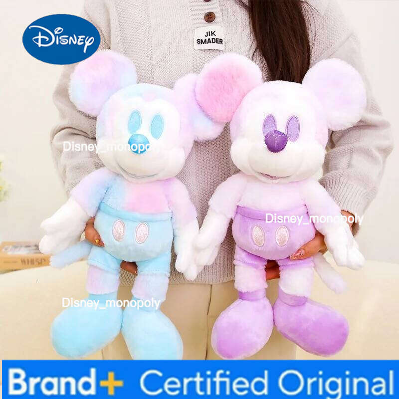 Disney Authentic High quality Minnie Mickey Cartoon Anime Plush Dolls Stuffed Animal Christmas Birthday Graduation Gifts For Kids H260126