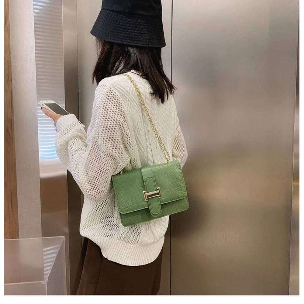 Brown Fashion Woman Handbag 2024 Luxury Trend Women Girl Shoulder Bright PVC Crossbody PU Purses Women's Leather Tote bag XJ260125