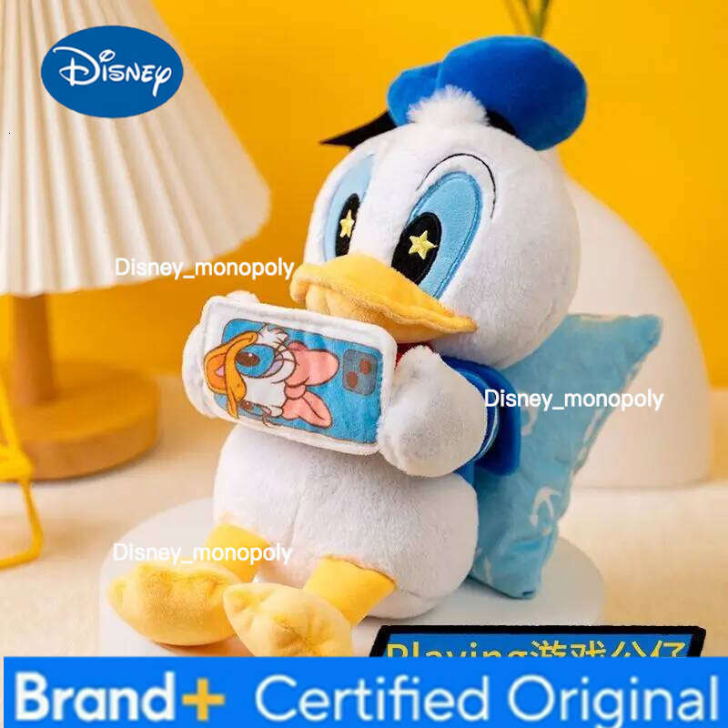 Disney new Donald duck cute sweet kawaii personality fashion simple anime peripherals student soft cartoon doll birthday present H260126