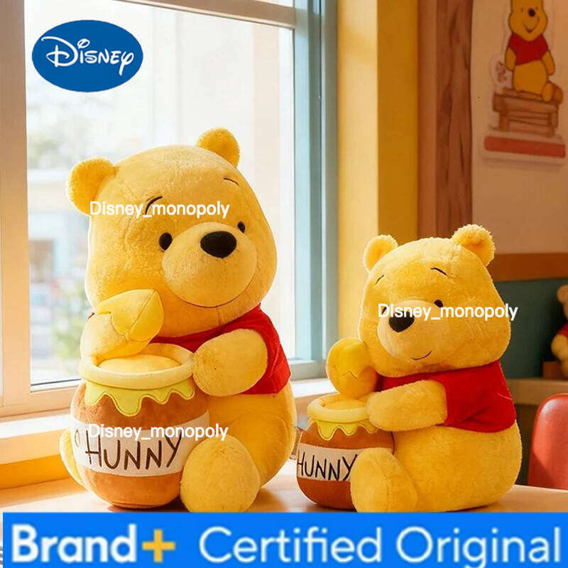 Disney 32-90cm Winnie The Pooh Plush Toys Cute Large Cartoon Plushie Anime Birthday Pillow Doll Stuffed Gift for Kids Xmas H260126
