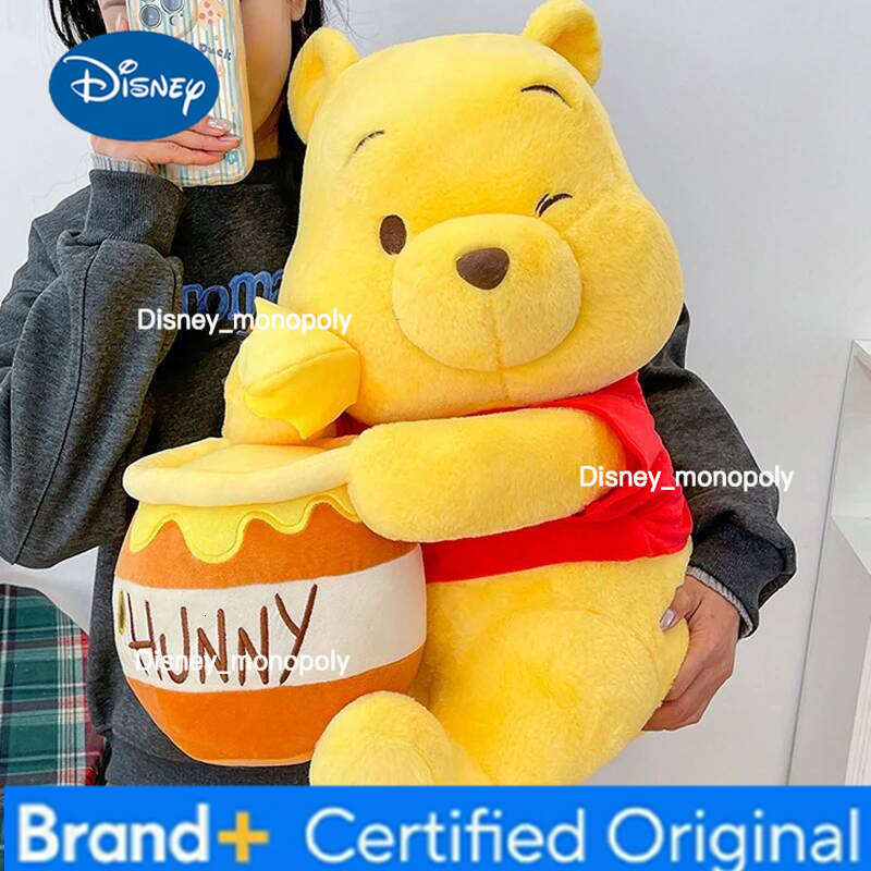 Disney 32-90cm Winnie The Pooh Plush Toys Cute Large Cartoon Plushie Anime Birthday Pillow Doll Stuffed Gift for Kids Xmas H260126
