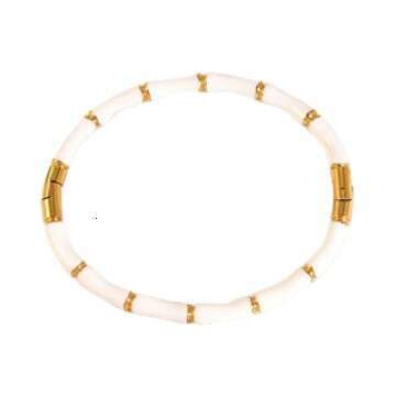 Luxury Jewelry European And American Oil Drop Bamboo Knot Stainless Steel High-end Simple Versatile 18K Gold Plated Bracelet