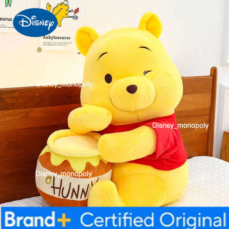 Disney 32-90cm Winnie The Pooh Plush Toys Cute Large Cartoon Plushie Anime Birthday Pillow Doll Stuffed Gift for Kids Xmas H260126