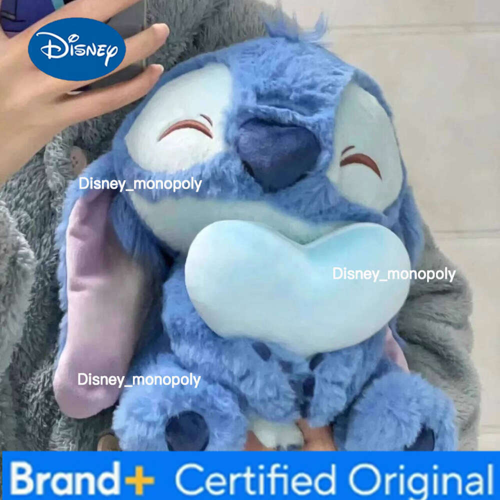 Disney 25-40CM Lilo Doll Cute Duck Stitch Plush Toy Anime Soft Stuffed Kawaii Children's Birthday Gift H260126