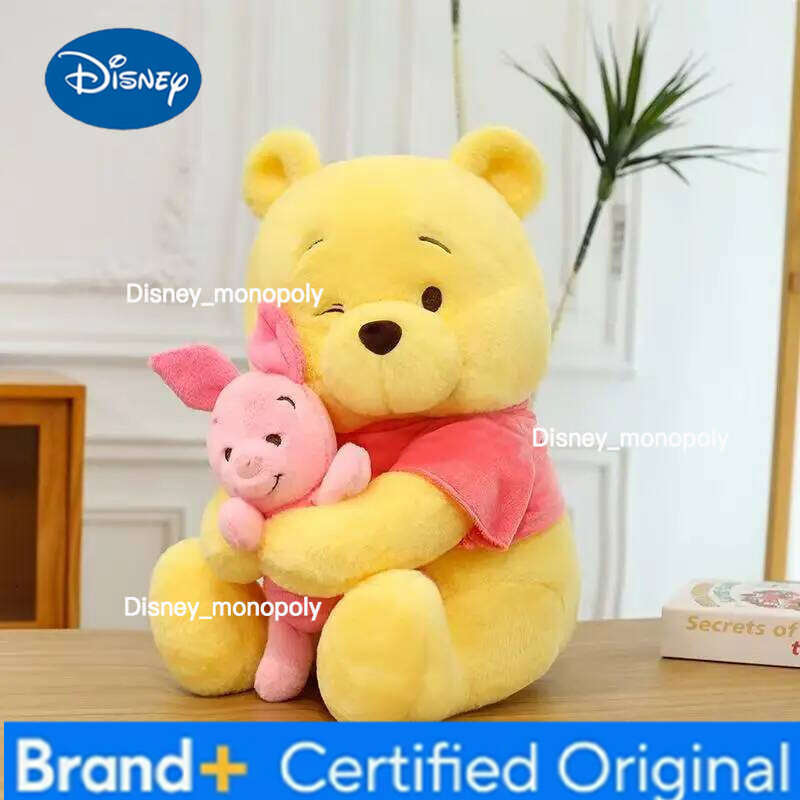 Disney HOTSALE 35cm Winnie the Pooh Plush Toy Cute Little Bear Vivi Doll Friend Birthday Gift Chrismas gift H26012611