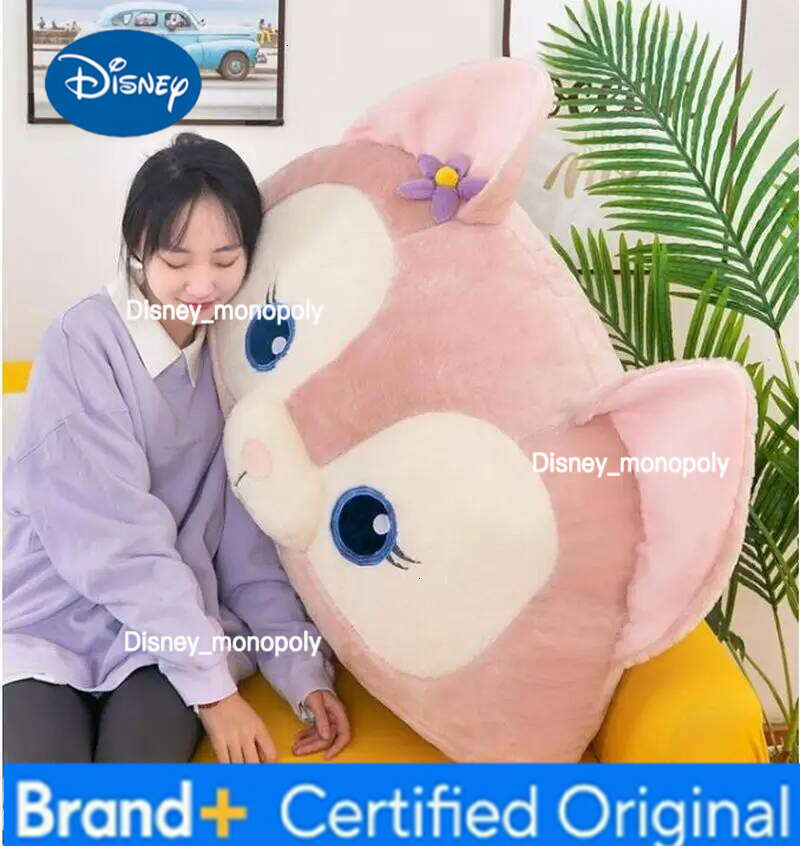 Disney Linabel Plush Pillow Toy Kawaii Stuffed Doll Cartoon Anime Animal Cushion Fluffty Home Decor Kid Gifts H260126